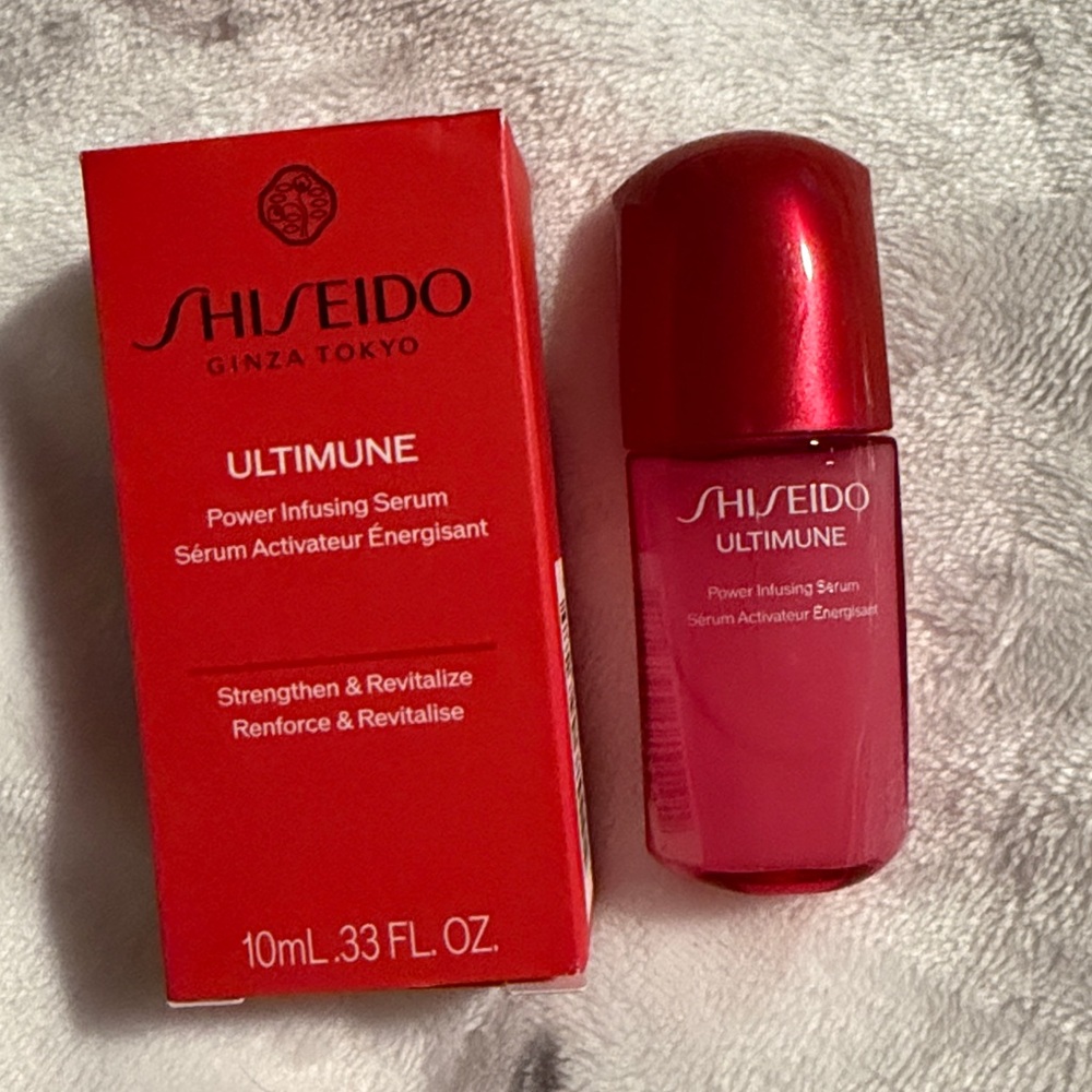 🍀4/$26 Shiseido ultimune power, infusing serum, travel size NWT